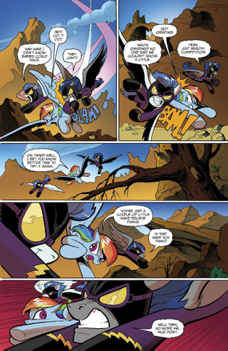 Illustration for article titled It's Dash Vs. The Shadowbolts In Chapter One Of The Guardians Of Harmony Comic Book